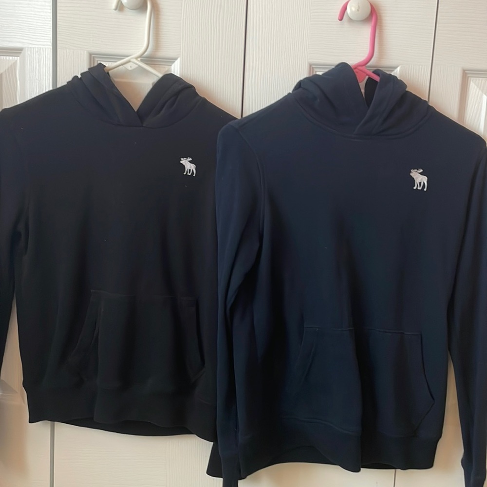 two abercrombie kids hoodies
